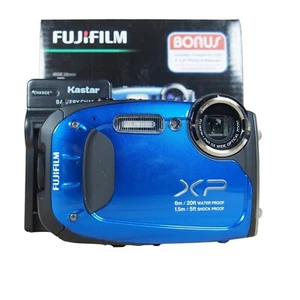 Fujifilm Finepix XP65 16MP Digital Camera Bundle Blue w/Charger + Battery Tested - Bild 1 von 8