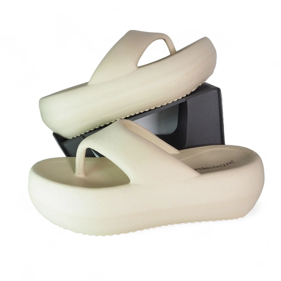 Sandalias de Tanga Jeffrey Campbell Chillaxin Plataforma Burbuja "Sal Marina" Para Mujer 8/39 Foto 1 de 4