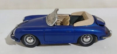 54202 BURAGO 1/24 - Porsche 356 B Cabriolet (1961) - Blu - Immagine 1 di 4