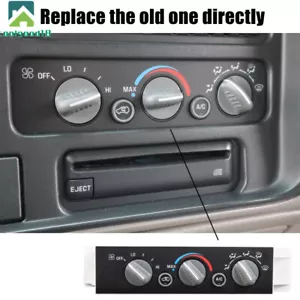 16238895 A/C Heater Control Panel For 1996-2000 GMC C3500 K2500 K3500 Yukon - Picture 1 of 10