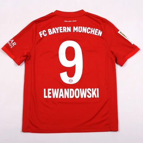 FC Bayern Lewandowski #9 Adidas Home Jersey Football Soccer Boys size L(13-14yr) Cover