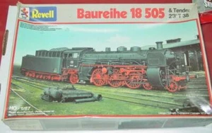 Ceji REVELL 1/87 HO Scale : BAUREIHE 18 505 & Tender T 38 Model Kit #2167 - Picture 1 of 4