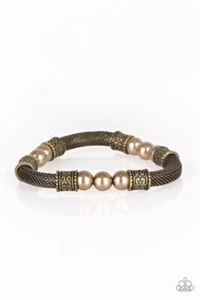 Paparazzi Talk Some Sense Brass Bracelet - New - Picture 1 of 1