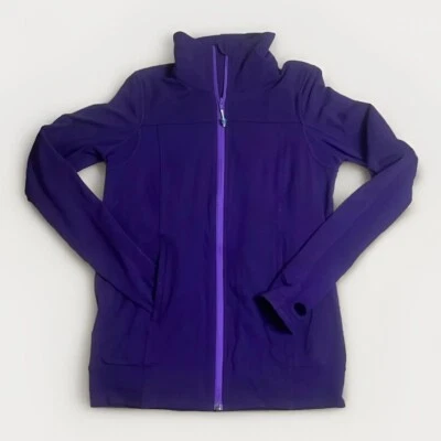 Chaqueta trasera malla Lululemon púrpura Foto 1 de 4