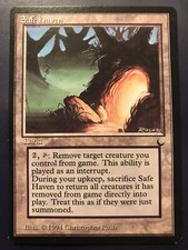 Safe Haven -Magic: The Gathering The Dark Expansion! MT9 Grade!