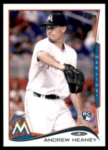 2014 actualización Topps #US-245 novato Andrew Heaney - Imagen 1 de 2