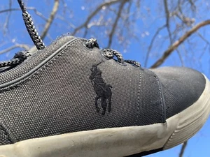 POLO Ralph Lauren Faxon Cordura Leather Fashion Athletic Mens Shoes Sz 13 👣b7 - Picture 1 of 11