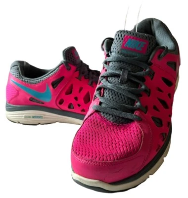 Nike Dual Fusion Run 2 Running Shoes Women's US Size 11  Pink Gray Blue 2013 — 第 1/4 张图片