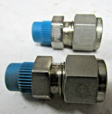 ✌️2) NEW SWAGELOK SS-600-1-2 316 STAINLESS FITTINGS 3/8” TUBE x 1/8”NPT LOT OF 2 - Image 1 of 4