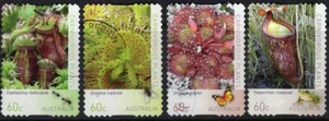 2013 Australia Carnivorous Plants Set Of 4 S/A Stamps Good To Fine Used - Picture 1 of 1