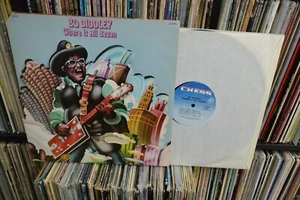 Bo Diddley Rare Orig Soul/Funk LP 1972 Chess Die Cut Cover Beautiful NM - Picture 1 of 3