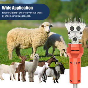 Cortapelos eléctrico tijeras ovejas cabras alpac máquina agrícola 2400 rpm - Imagen 1 de 14