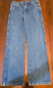 Youth Boys 16 Regular Wrangler Jeans Denim Blue - Picture 1 of 4