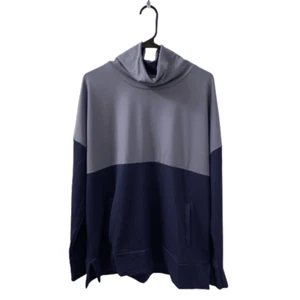 Zelos Flex Turtleneck Long-Sleeve Tee Blue Size L - Picture 1 of 6