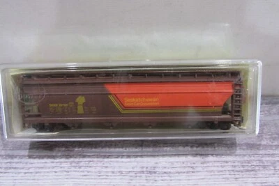 N Scale Model Power 3491 55' Cylindrical Hopper Saskatchewan Grain Car Corp, - Image 1 of 4