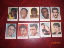 10 boxing cards from Sweden inc Louis Marciano ,Dempsey.