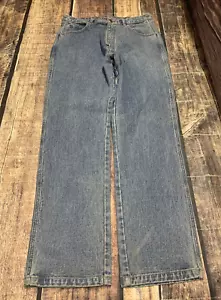 Jeans Old Mill Azul Denim 5 Bolsillos Para Hombre Calce Relajado 38x36 Pierna Recta Algodón - Imagen 1 de 12