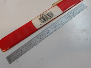 STARRETT 6" CHROME RULE C304R-6 - Picture 1 of 3