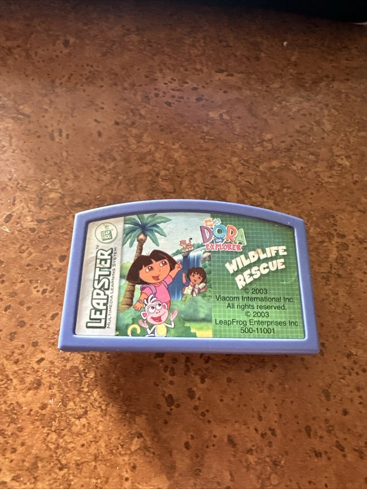 Leapfrog Leapster Learning Game Nick Jr Dora The Explorer Wildlife Rescue  - Image 1 of 1