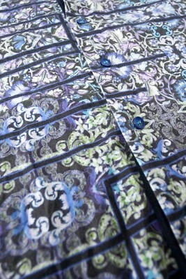 Au Noir Shirt Floral Size 4 / L  Multicolor  *52z0318a7 - Image 1 of 4