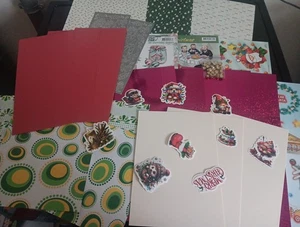 VENTA PAQUETE HOBBYCRAFTS PARA SCRAPBOOKING NAVIDAD Y LENTEJUELAS (OFERTA515) - Imagen 1 de 2