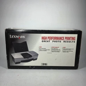 Lexmark Z816 Standard Inkjet Printer Brand New Old Stock, Factory Sealed - Picture 1 of 6
