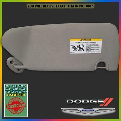 Dodge Grand Caravan 2001-2007 lado del conductor parasol izquierdo parasol OEM gris Foto 1 de 4