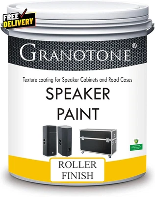 Pintura para altavoces negra 1 cuarto de revestimiento de textura para gabinetes de altavoces estuches de carretera Me.. Foto 1 de 4