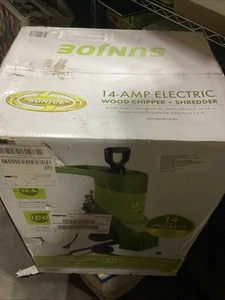 Sun Joe 14-Amp Electric Wood Chipper & Shredder Model CJ601E New In Sealed Box - Picture 1 of 6