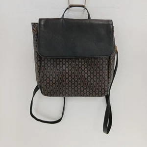 Fossil Backpack Handbag Black Patterned Smart Casual Work 32x9x28cm RMF21-GB - Picture 1 of 7