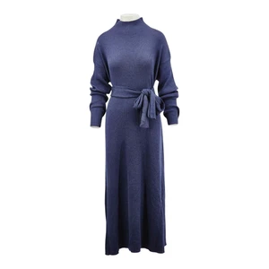 JAEGER Pure Merino Wool Knitted Funnel Neck Dress RRP £150.00 - Picture 1 of 5
