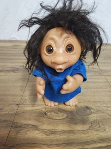 Thomas Dam Vintage 1977 Troll Puppe groß Daumenlutschen selten 604 - Bild 1 von 12