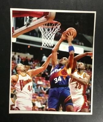 Charles Barkley Original Vintage 1993 Press Photo 8x10 Phoenix Suns Color NBA - Image 1 of 2