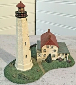 "Sandy Hook Lighthouse" Danbury Mint 1993 Historic American Lighthouses 330 - Picture 1 of 12