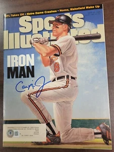 Cal Ripken Jr Signed Sports Illustrated 9/11/95 Baltimore Orioles Beckett Auto - Picture 1 of 4
