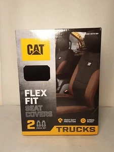 Cat® Flexfit™ Automotive Seat Covers for Cars Trucks and SUVs (Set of Brown  - Picture 1 of 2
