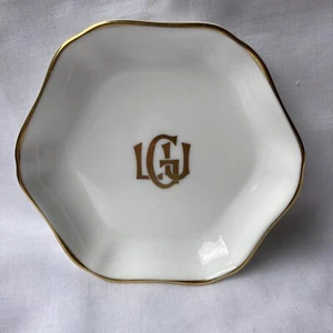 Vintage LGU Coalport Bone China Pin/Trinket Dish. LGU(Ladies Golf Union) - Picture 1 of 4