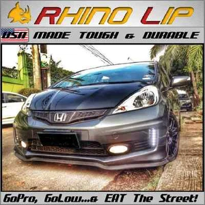 Honda Civic City Jazz EX JDM Sick-Speed Coupe Front Rubber Chin Spoiler Splitter - Picture 1 of 12
