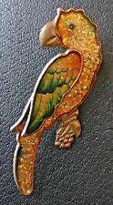Vintage Bird or Parrot Brooch Pin