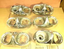 (3) Pairs of 1958 Chevrolet Biscayne / Bel-Air Tail Lamp Bezels