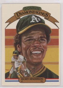 1983 Donruss Rickey Henderson #11 HOF