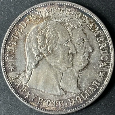 1900 $1 Lafayette Commemorative Dollar - Raw UNC - See Pictures - Image 1 of 3