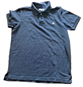 Aeropostale Youth Size L Gray Polo Shirt  Cotton Blend Preppy Boys Short Sleeve - Picture 1 of 9