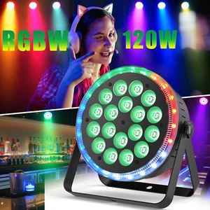 120W 18 LED PAR Can Iluminación de Escenario RGBW DMX Club DJ Disco Fiesta Show Bar Luz - Imagen 1 de 10