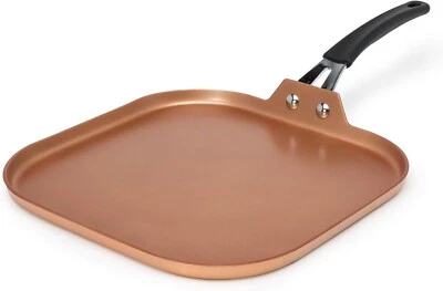 ECOLUTION ENDURO Ecolution Endure 11 Inch Nonstick Griddle | Induction Base | Oven Safe, Copper