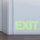  2 Sheets EXIT Direction Stickers Removable EXIT Stickers Self-adhesive EXIT