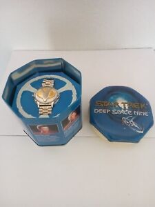 Â Star Trek Deep Space Nine Metal Watch, w/Collectorâ€™s Tin 1994, Mint Condition