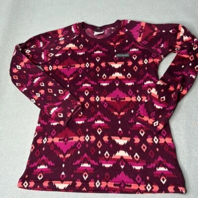 Columbia Sweater Womens Medium Weather Crew Southwestern Aztec Boho Outdoors - Image 1 of 4