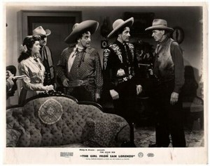 The Girl From San Lorenzo 1950 lobby card Duncan Renaldo as Cisco Kid