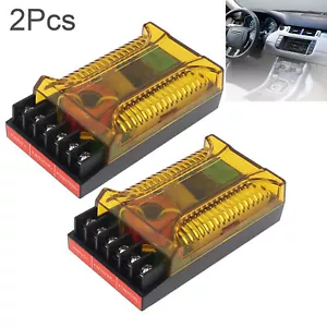 Car Speaker Frequency Divider 2 Way Car Audio Crossover Overcurrent Protection - Picture 1 of 12